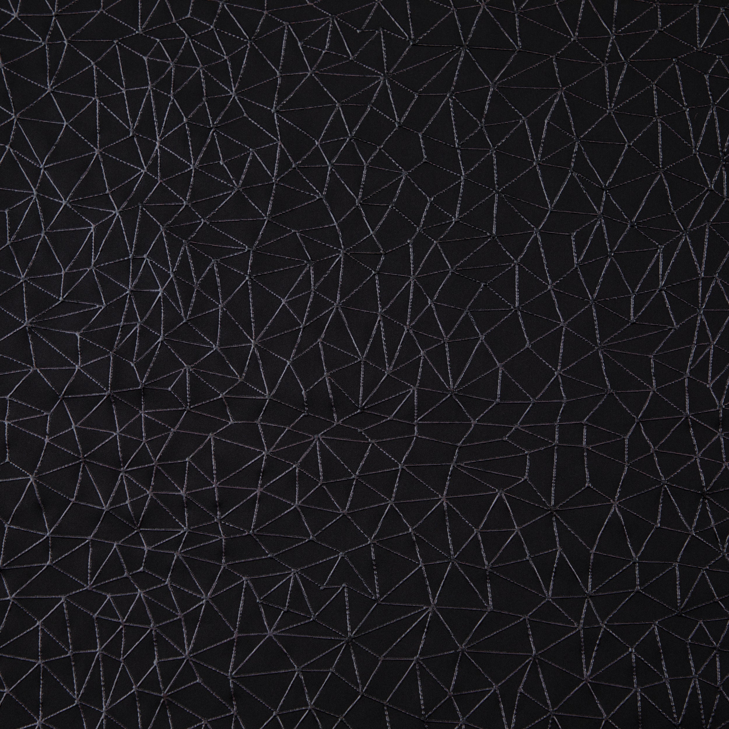 Stretch Fabric, Rubber Cyber Print, Black