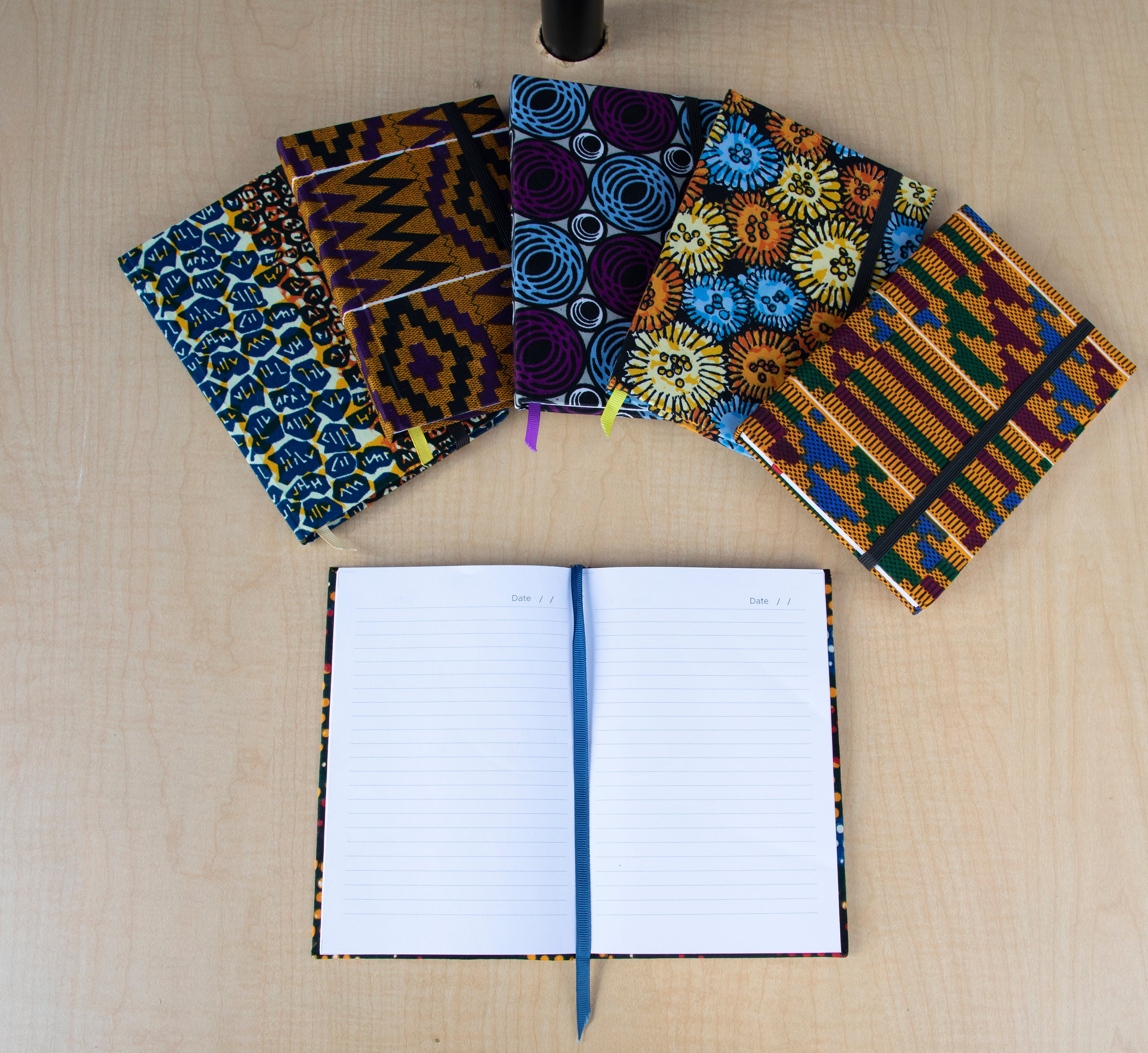 Hardcover Journal, Kente Flagship Print