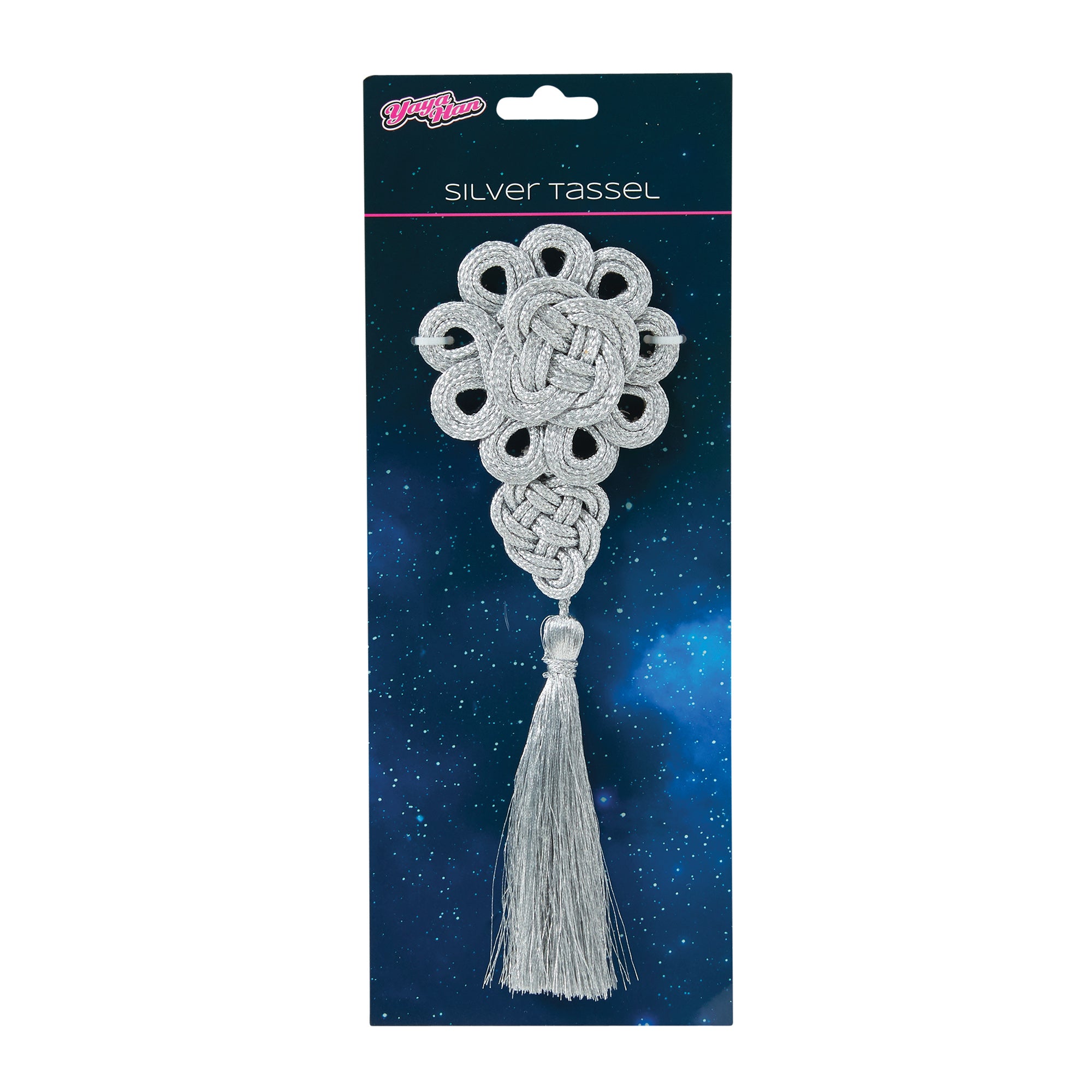 Large Tassel, Silver