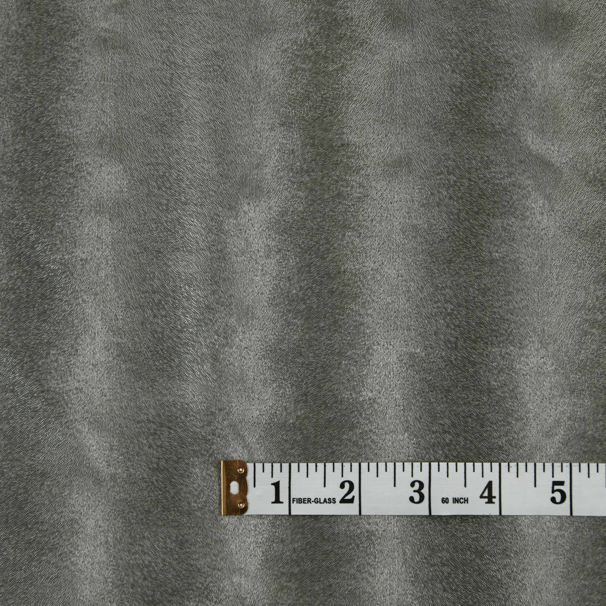 Textured Fur Fabric, Metallic Silver