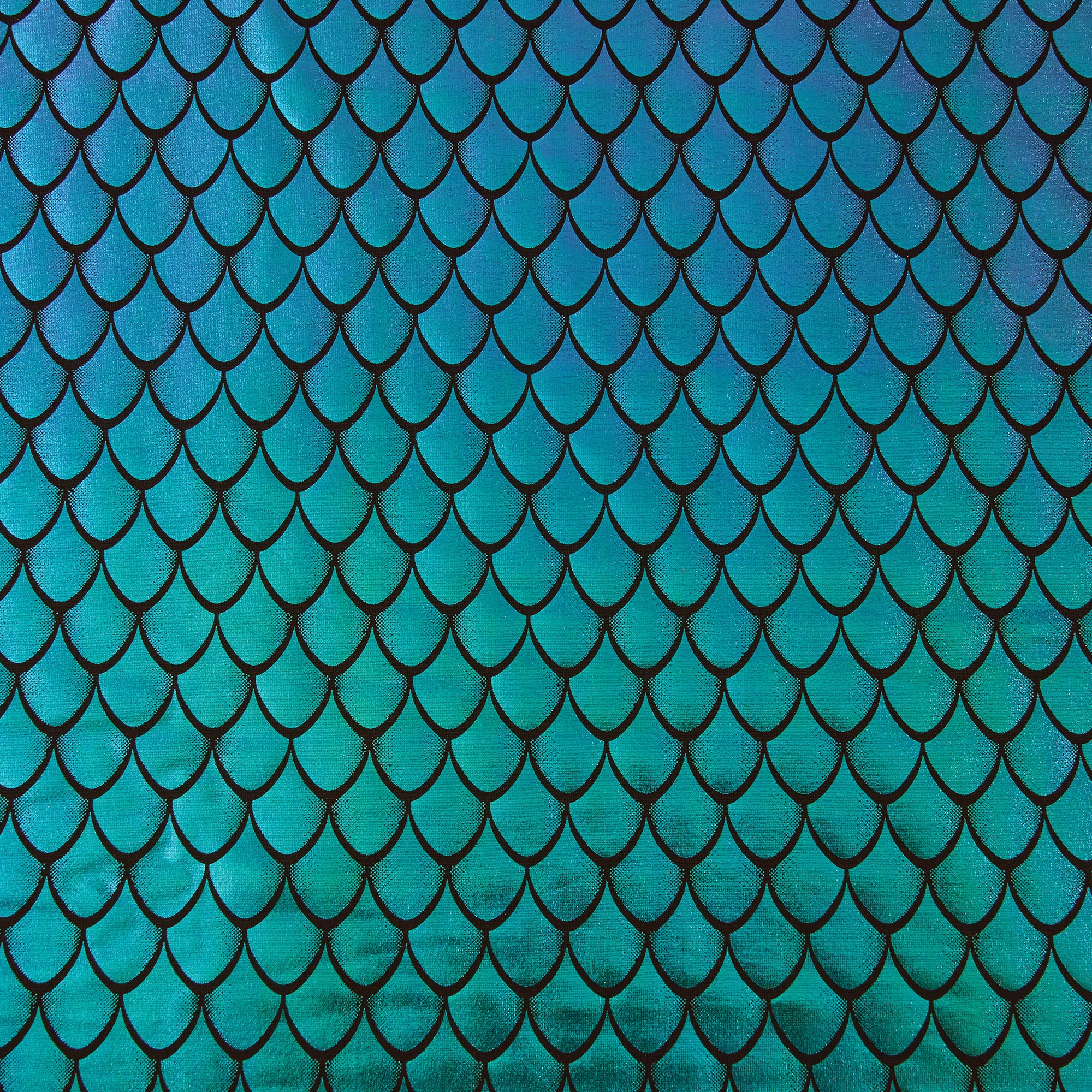 Stretch Fabric, Holographic Dragon Scales, Oil Slick