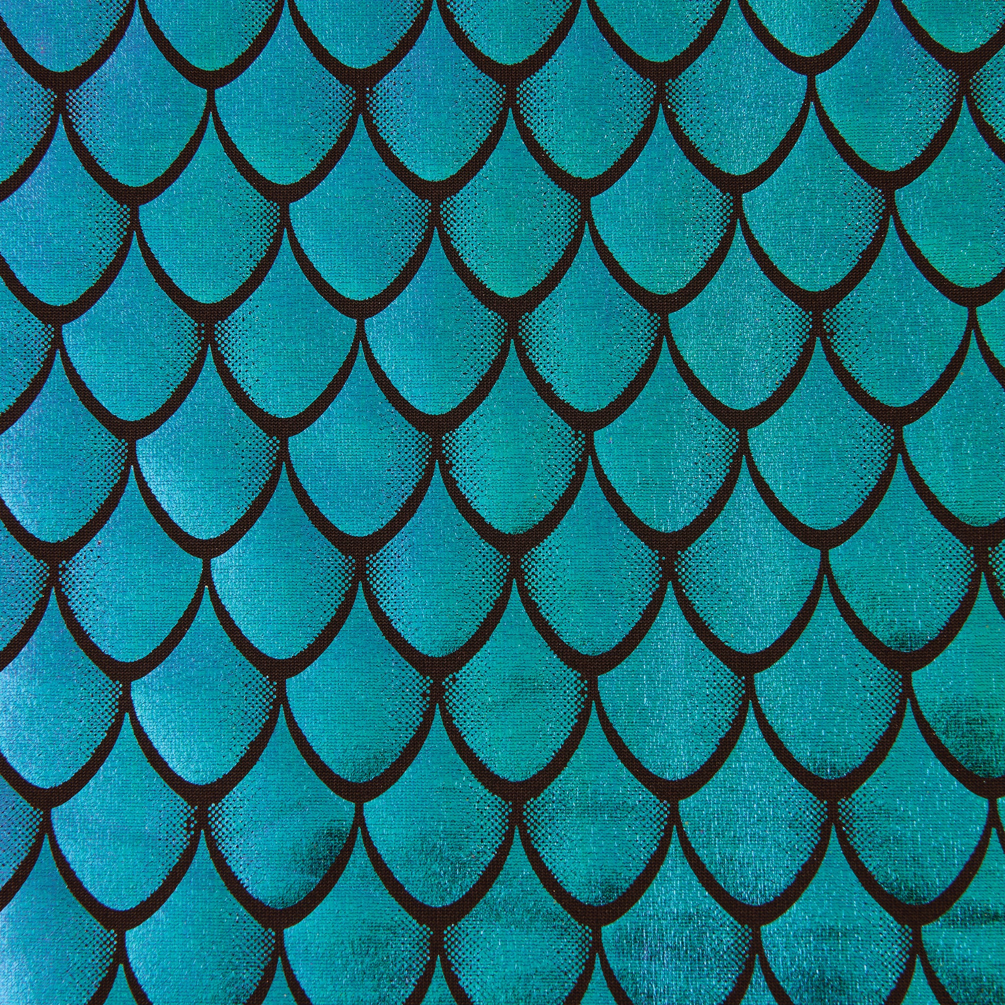 Stretch Fabric, Holographic Dragon Scales, Oil Slick