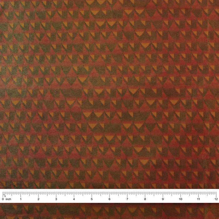 Stretch Fabric, Dragon Scale, Orange