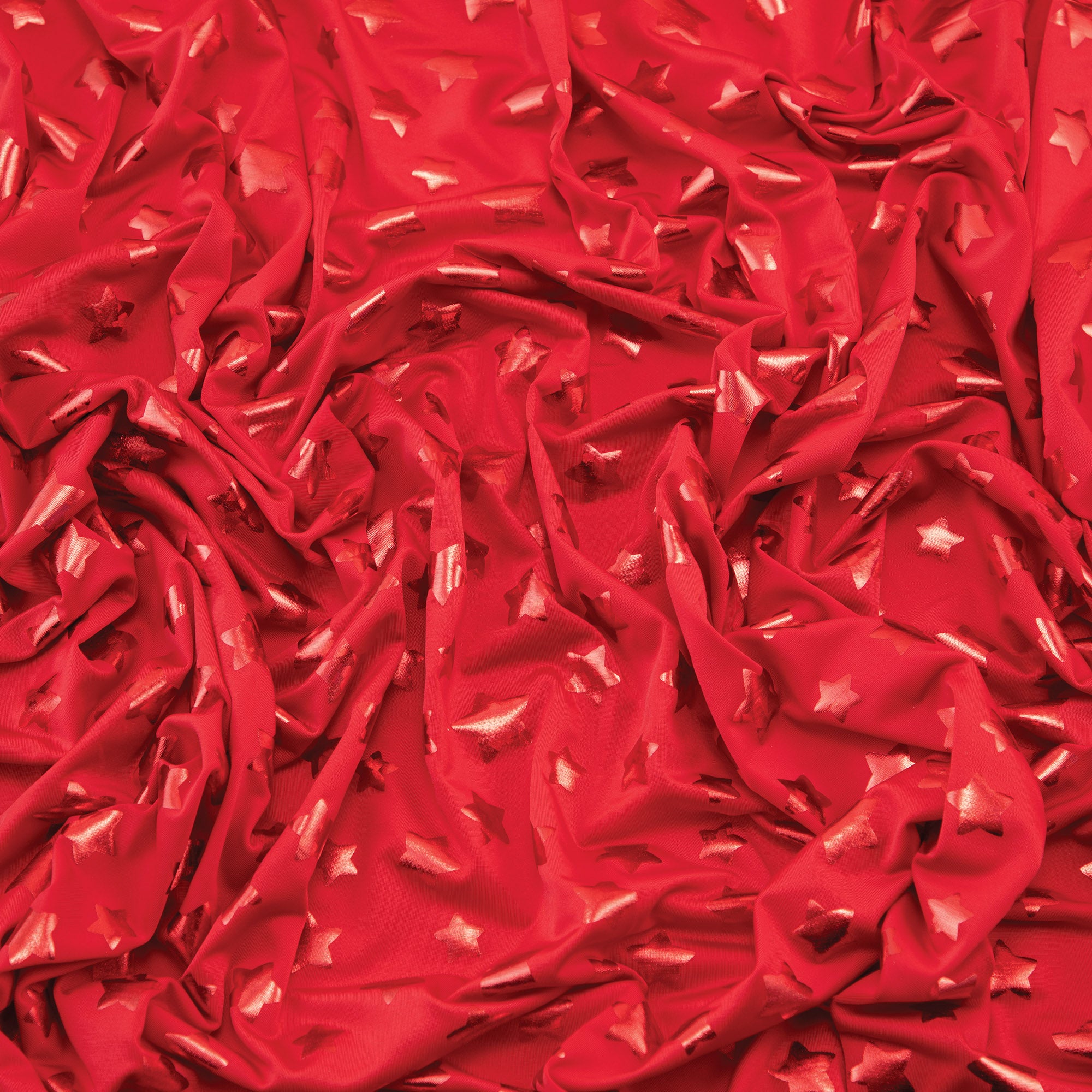 Stretch Fabric, Tonal Star, Red