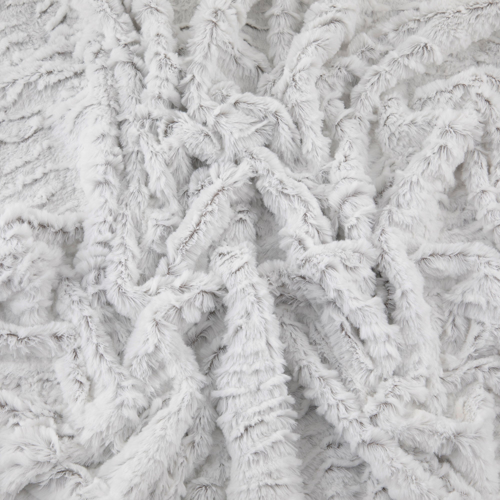 Premium Faux Fur Fabric, White