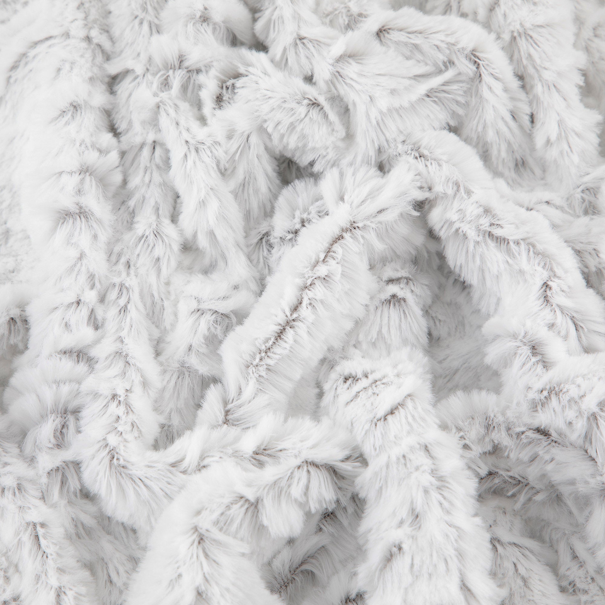 Premium Faux Fur Fabric, White
