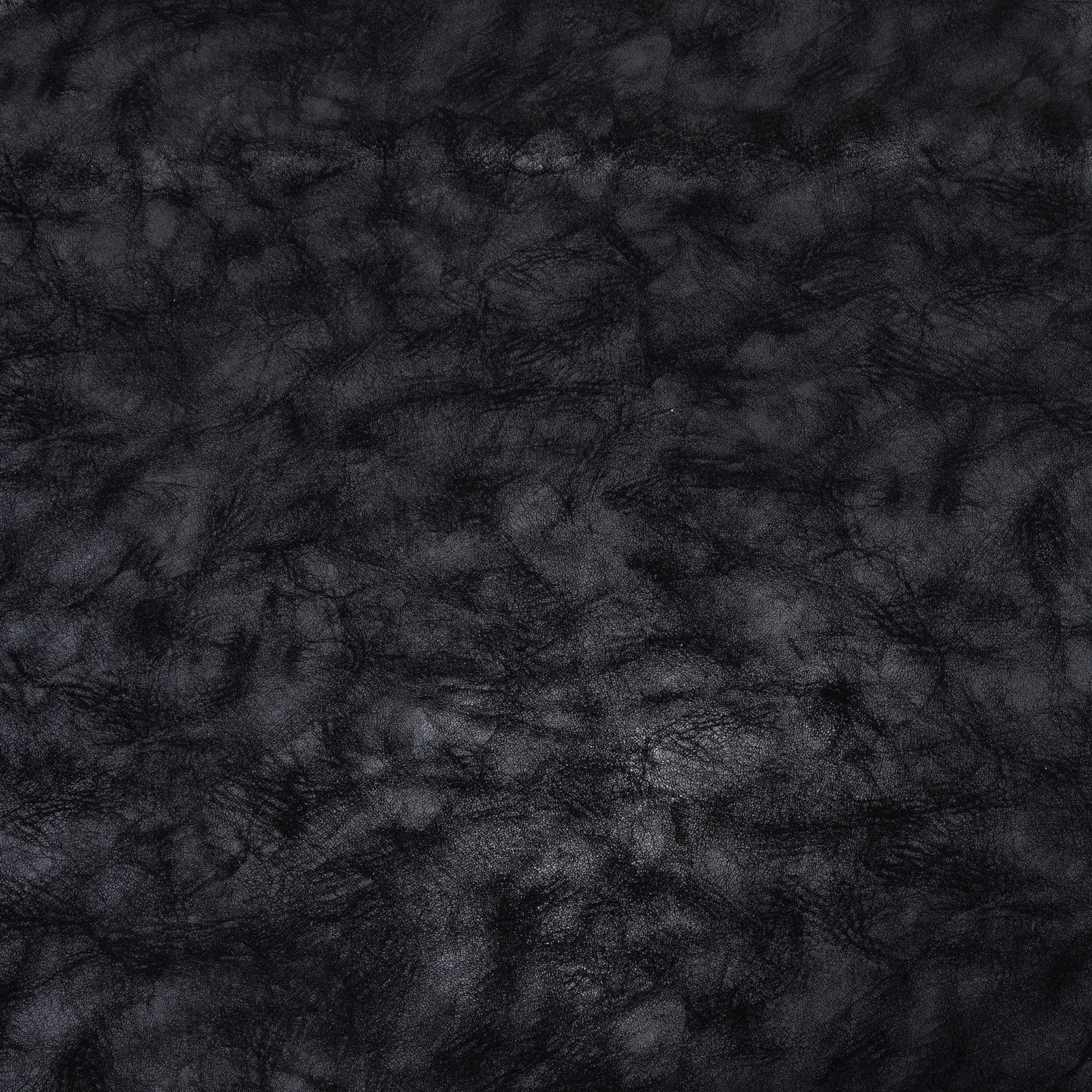Soft Distressed Pleather Fabric, Black