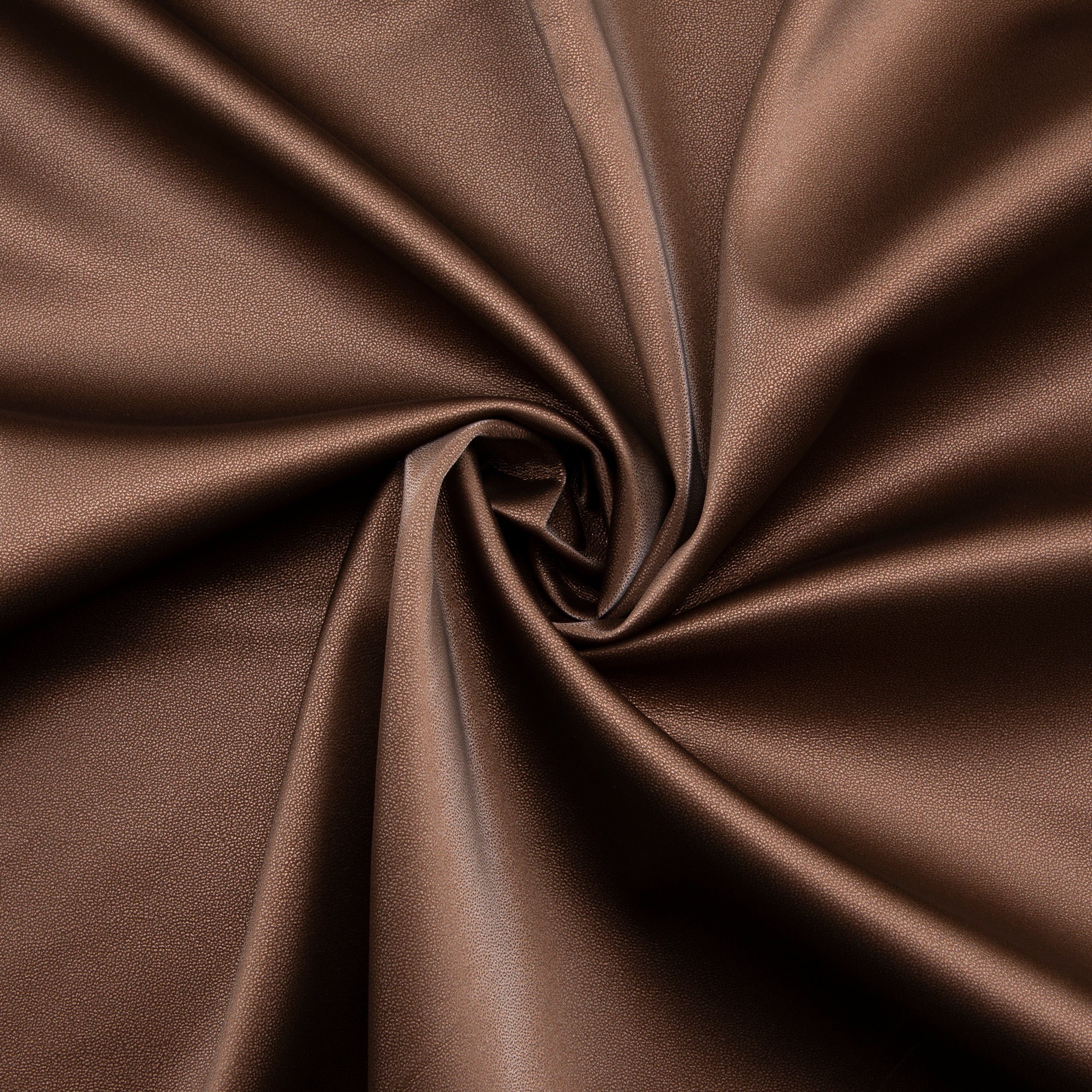 Stretch Pleather Fabric, Shiny Bronze