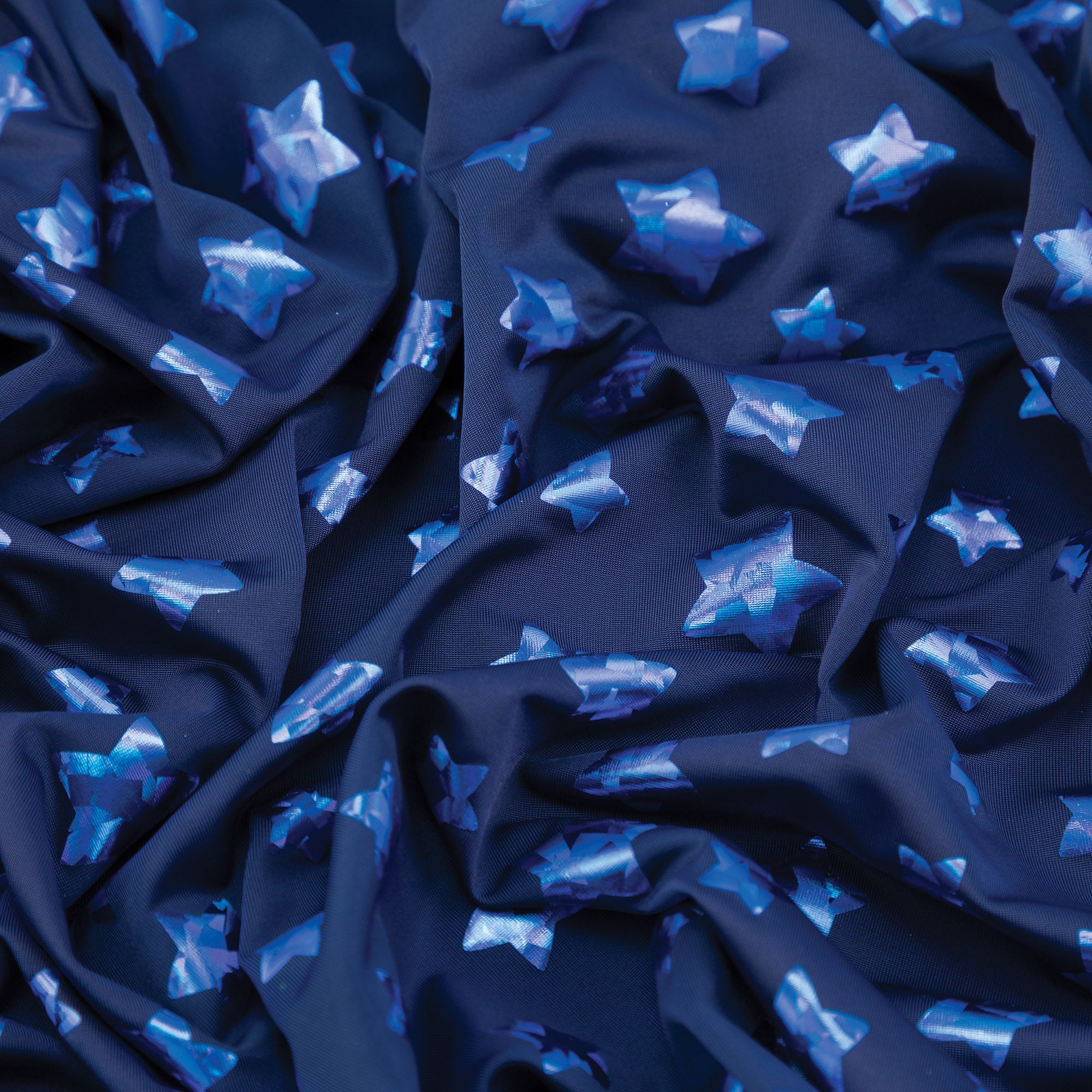 Stretch Fabric, Tonal Star, Navy