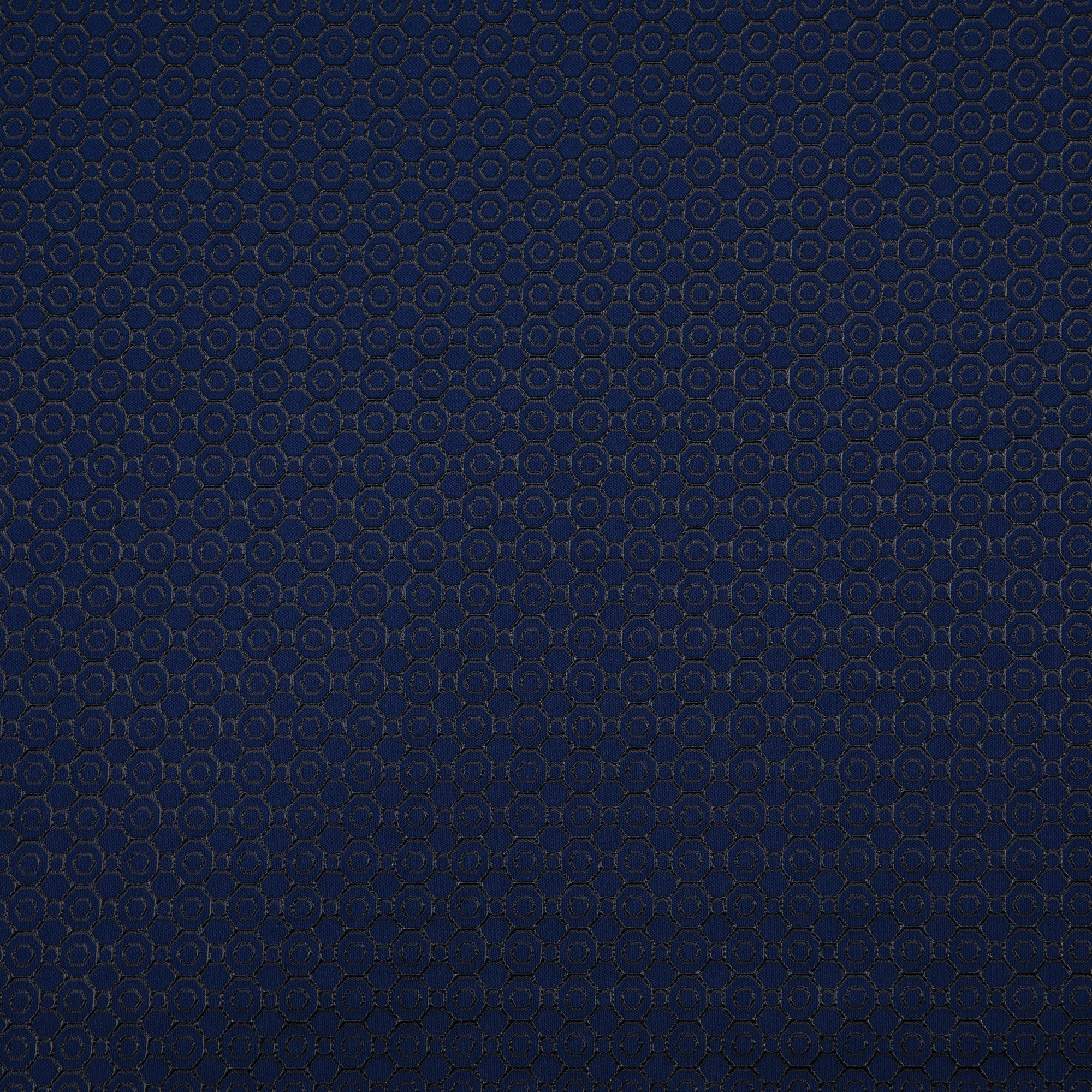 Stretch Fabric, Raised Rubber Geometric Print, Blue