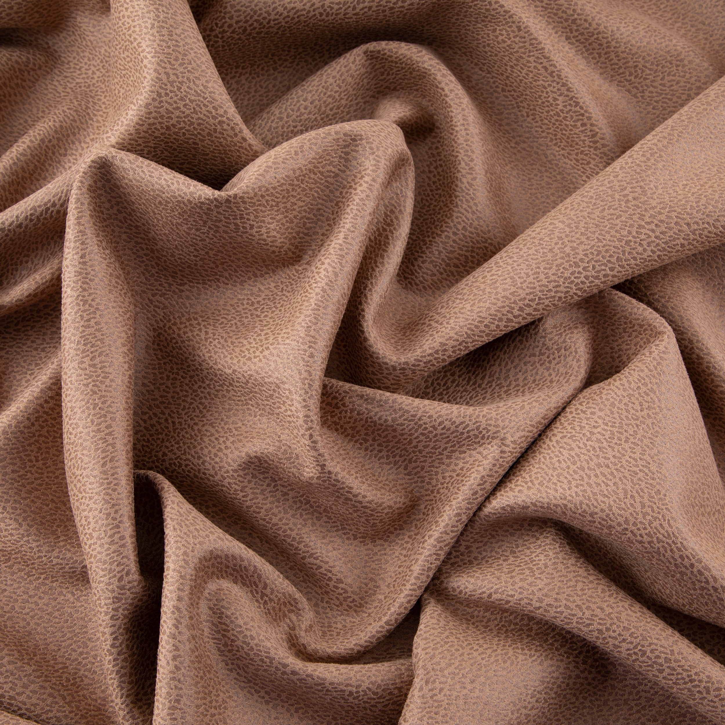 Stretch Fabric, Spotted Animal Print, Tan