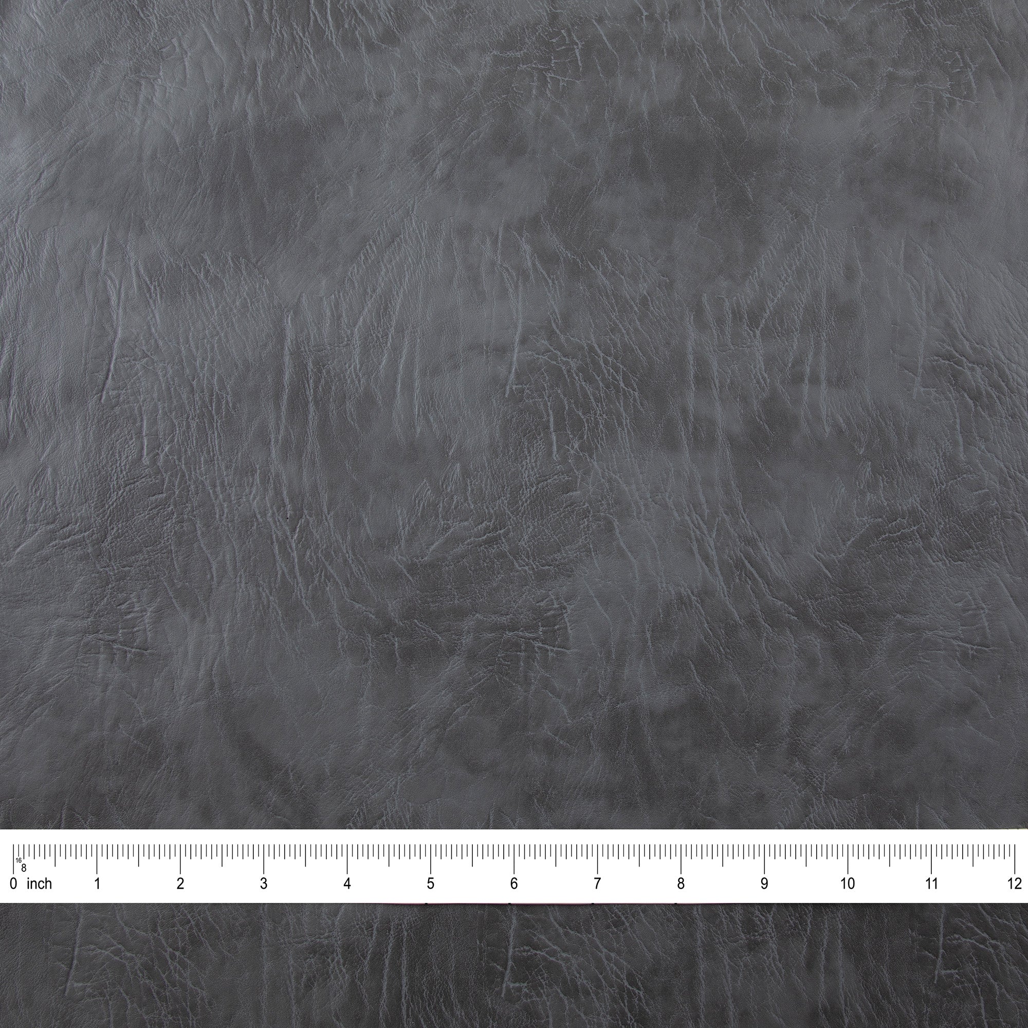Distressed Pleather Fabric, Gray