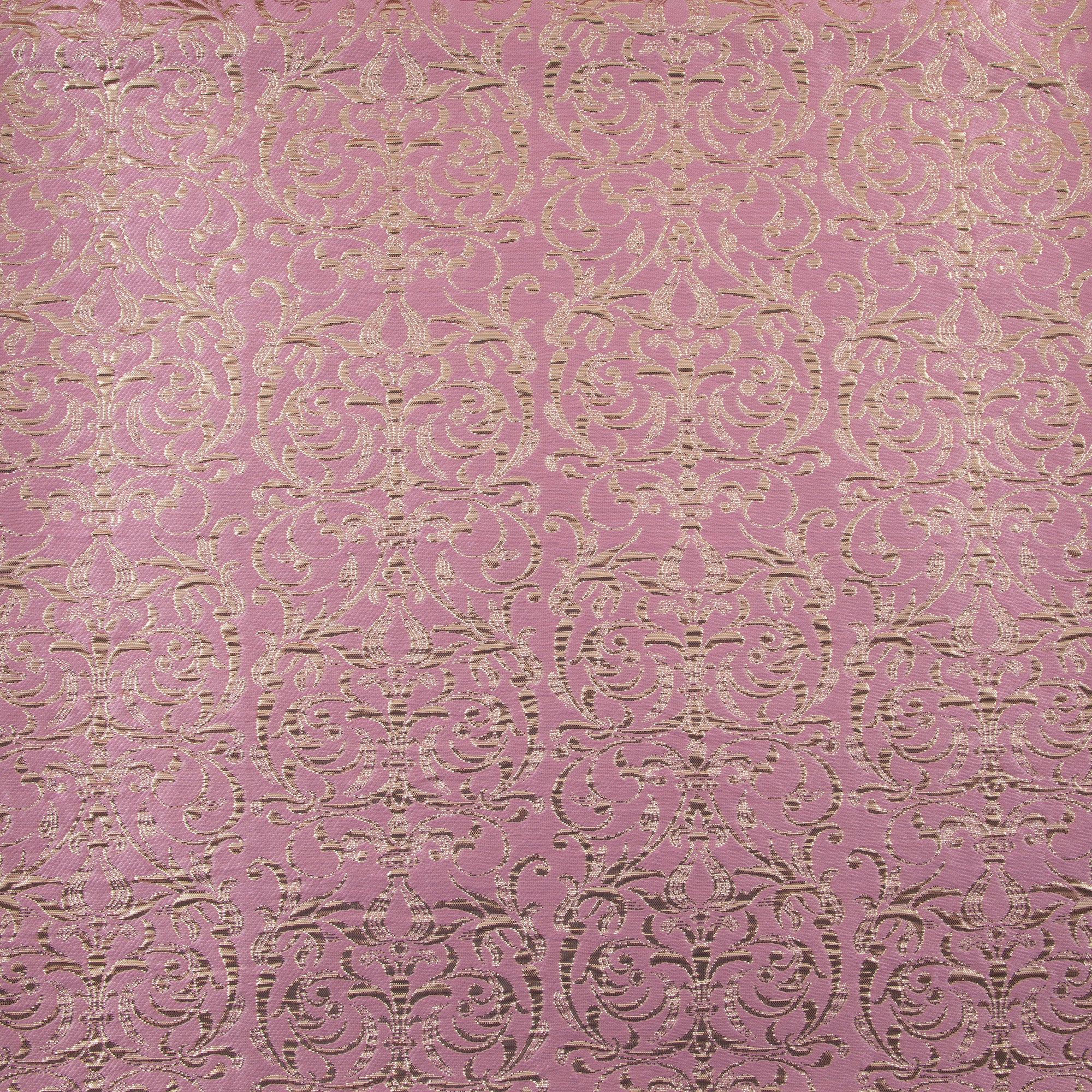 Damask Brocade Fabric, Pink