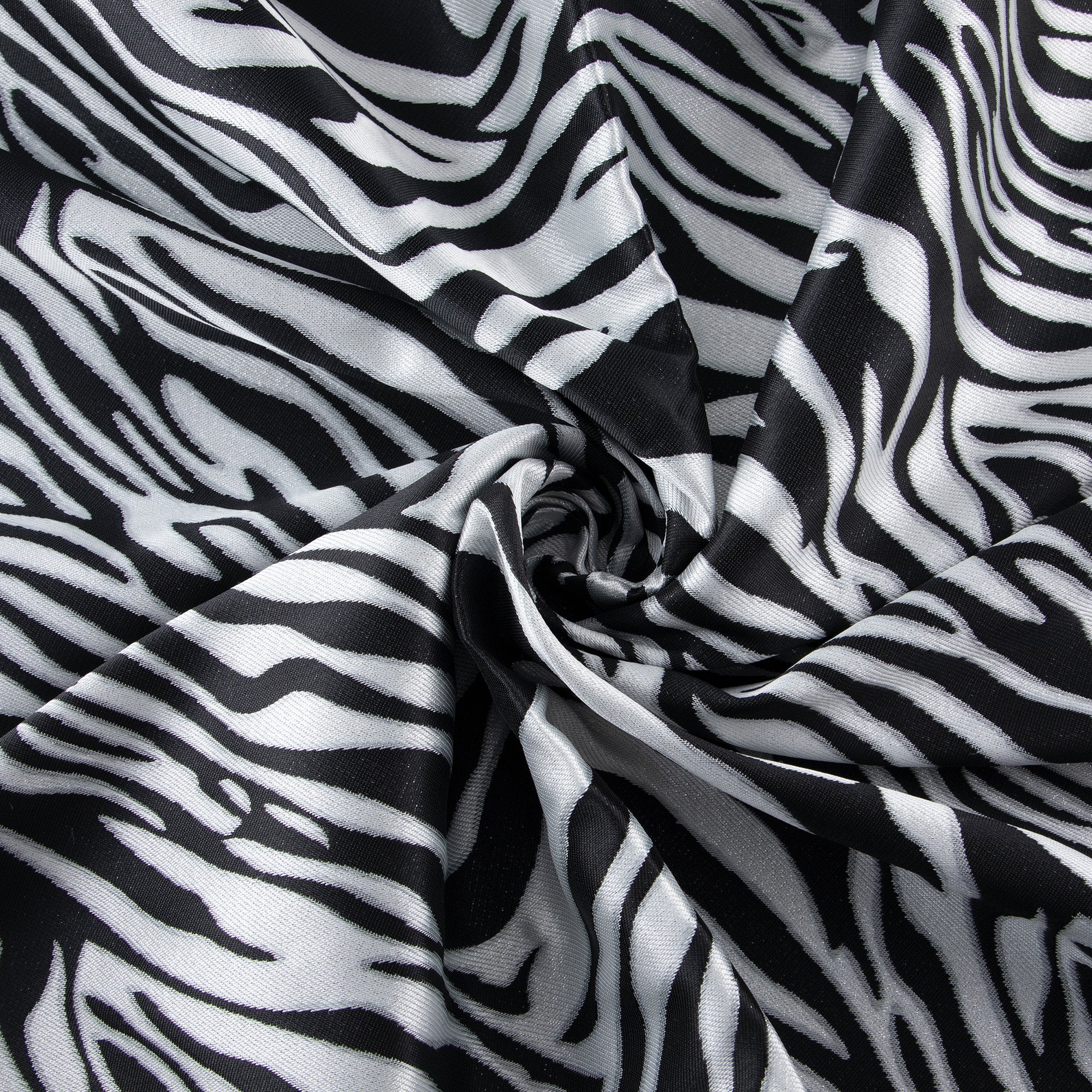 Zebra Brocade, Black & White