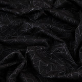 Load image into Gallery viewer, Stretch Fabric, Rubber Cyber Print, Black