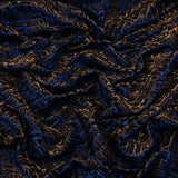 Load image into Gallery viewer, Two-Toned Brocade Fabric, Textured Gold &amp; Black