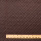Load image into Gallery viewer, Pleather Fabric, Quilted Texture, Brown
