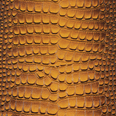 Faux Leather Fabric, Scales, Yellow