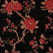 Yaya Han Collection Floral Brocade Velvet Red