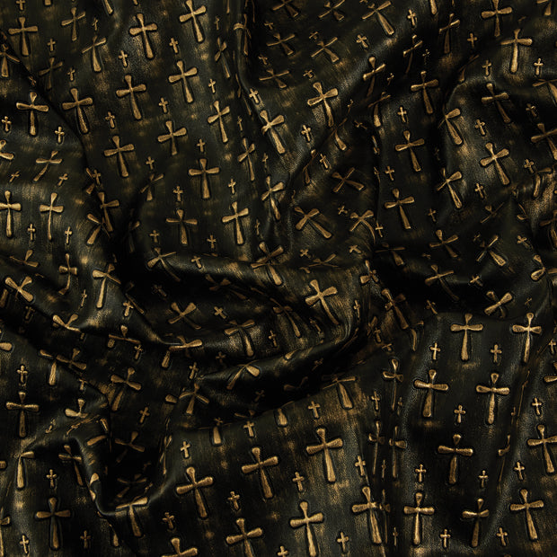 Yaya Han Collection Textured Cross Gold
