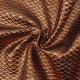 Load image into Gallery viewer, Metallic Textured Scale Fabric, Copper