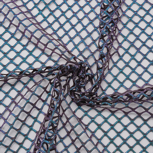 Yaya Han Collection Metallic Oil Slick Netting