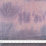 Load image into Gallery viewer, 4-Way Stretch Fabric, Chainlink Silver Foiled, Pink &amp; Purple