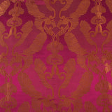 Load image into Gallery viewer, Renaissance Brocade Fabric, Metallic Red &amp; Gold
