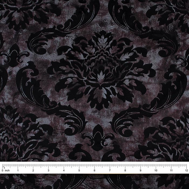 Yaya Han Collection Foiled Floral Velour
