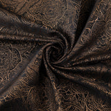 Load image into Gallery viewer, Byzantine Brocade Fabric, Metallic, Gold &amp; Black