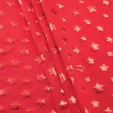 Load image into Gallery viewer, Stretch Fabric, Tonal Star, Red