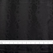 Yaya Han Collection Shiny Snake Print Black