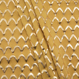 Load image into Gallery viewer, Stretch Fabric, Rubber Metallic Scales Texture, Gold