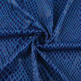 Load image into Gallery viewer, Stretch Fabric, Rubber Python Texture, Blue