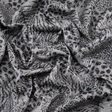 Load image into Gallery viewer, Quilted Fabric, Animal Print, Black and White