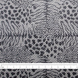 Load image into Gallery viewer, Quilted Fabric, Animal Print, Black and White