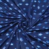 Load image into Gallery viewer, Stretch Fabric, Tonal Star, Navy