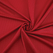 Stretch Fabric, Raised Rubber Geometric Print, Red