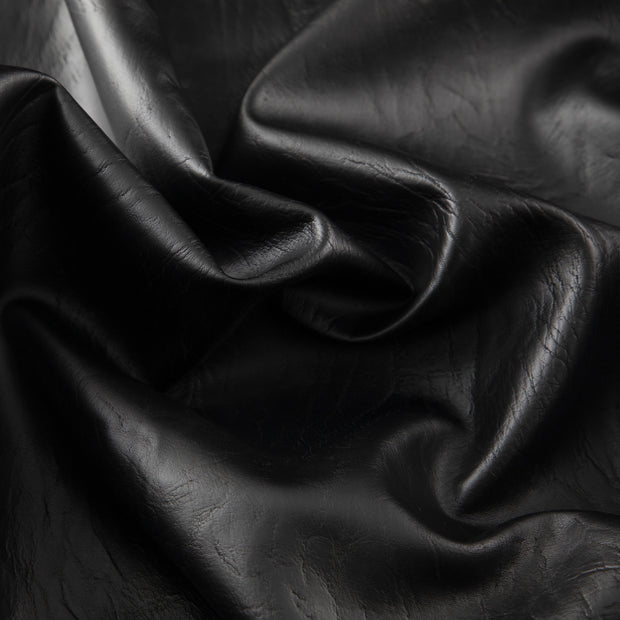 Yaya Han Collection Distressed Pleather Black