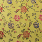 Load image into Gallery viewer, 4 Seasons French Brocade Fabric, Floral, Bright Yellow