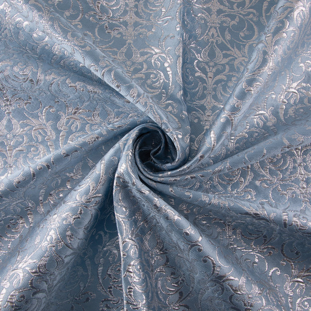 Yaya Han Collection Damask Brocade Blue Metallic