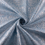 Load image into Gallery viewer, Damask Brocade Fabric, Blue
