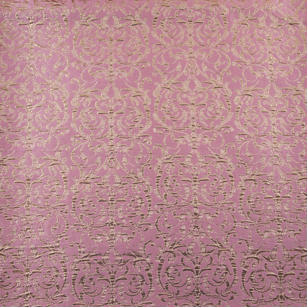 Yaya Han Collection Damask Brocade Pink Metallic