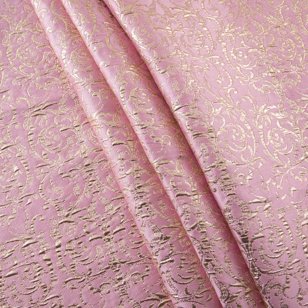 Yaya Han Collection Damask Brocade Pink Metallic