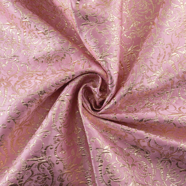 Yaya Han Collection Damask Brocade Pink Metallic
