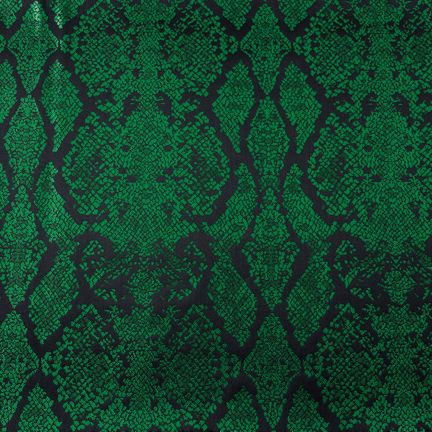 Yaya Han Collection Metallic Snakeskin Green