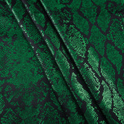 Yaya Han Collection Metallic Snakeskin Green