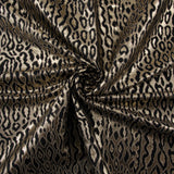 Load image into Gallery viewer, Woven Jacquard Fabric, Metallic Cheetah