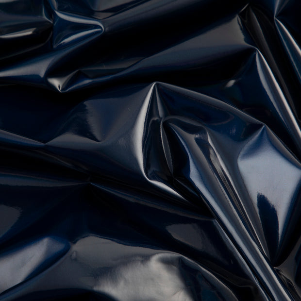 Stretch Foil Fabric, Navy