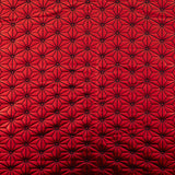 Load image into Gallery viewer, Stretch Fabric, Shiny Diamond Geo Print, Red